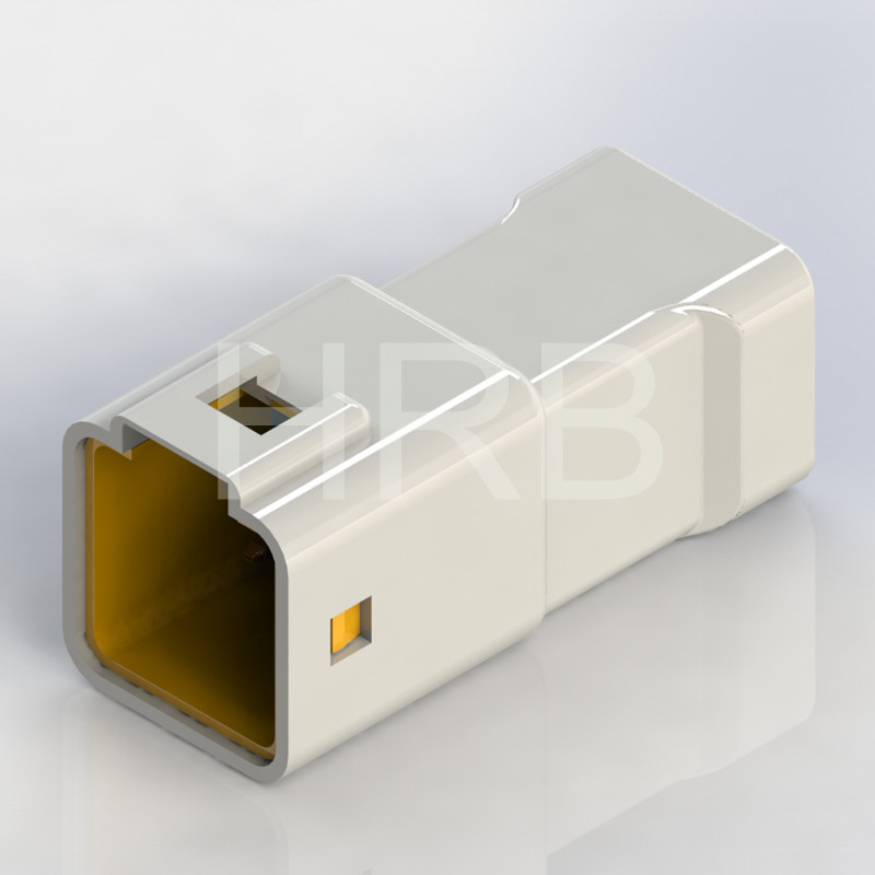 HRB 2.0mm灯具防水连接器 8PIN母胶壳